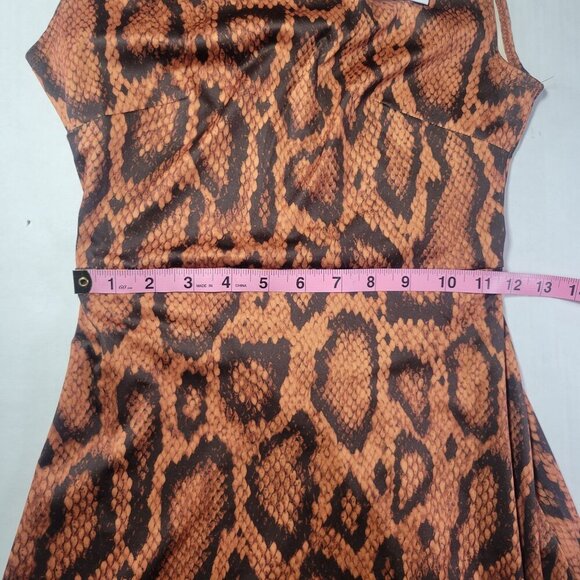 We Wore What Women Snake Print Cider Muscle Sleeveless Mini Dress Size XS - Picture 4 of 8